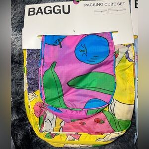 BAGGU Still Life Large Packing Cube Bag Set NEW NWT LAST ONE